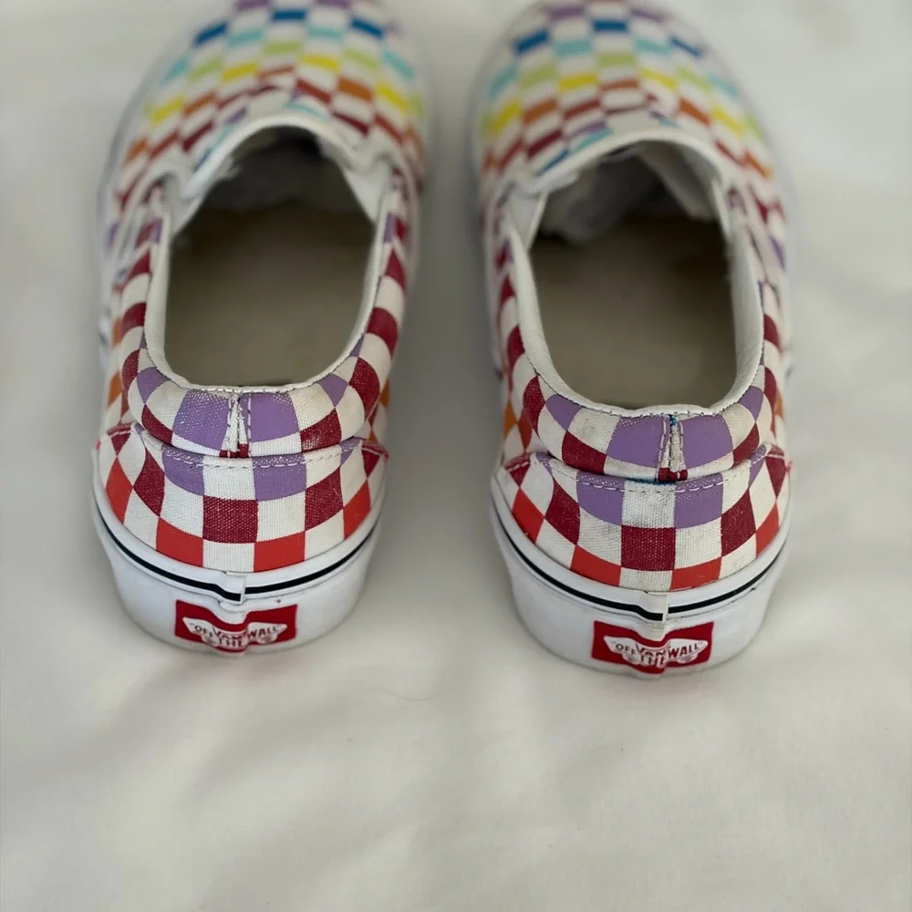 Vans Multicolor Checkered Slip-On Sneakers - Picture 3 of 4